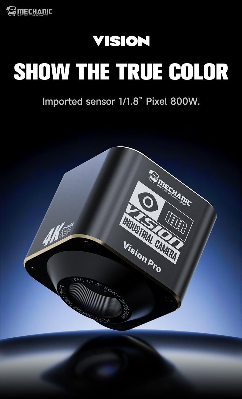 4K Microscope Camera Sony Sensor - メカニックビジョンプロ IMX678 ソニーセンサー顕微鏡カメラ 4K 2K HDMI