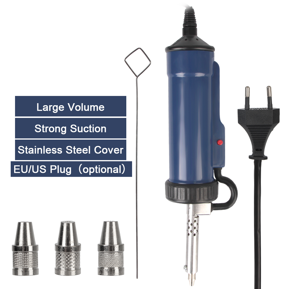 新しいはんだ吸い取り機除去ポンプ真空はんだ錫吸盤ポータブル電 - Desoldering Pump Electric Vacuum Station のレビューと価格