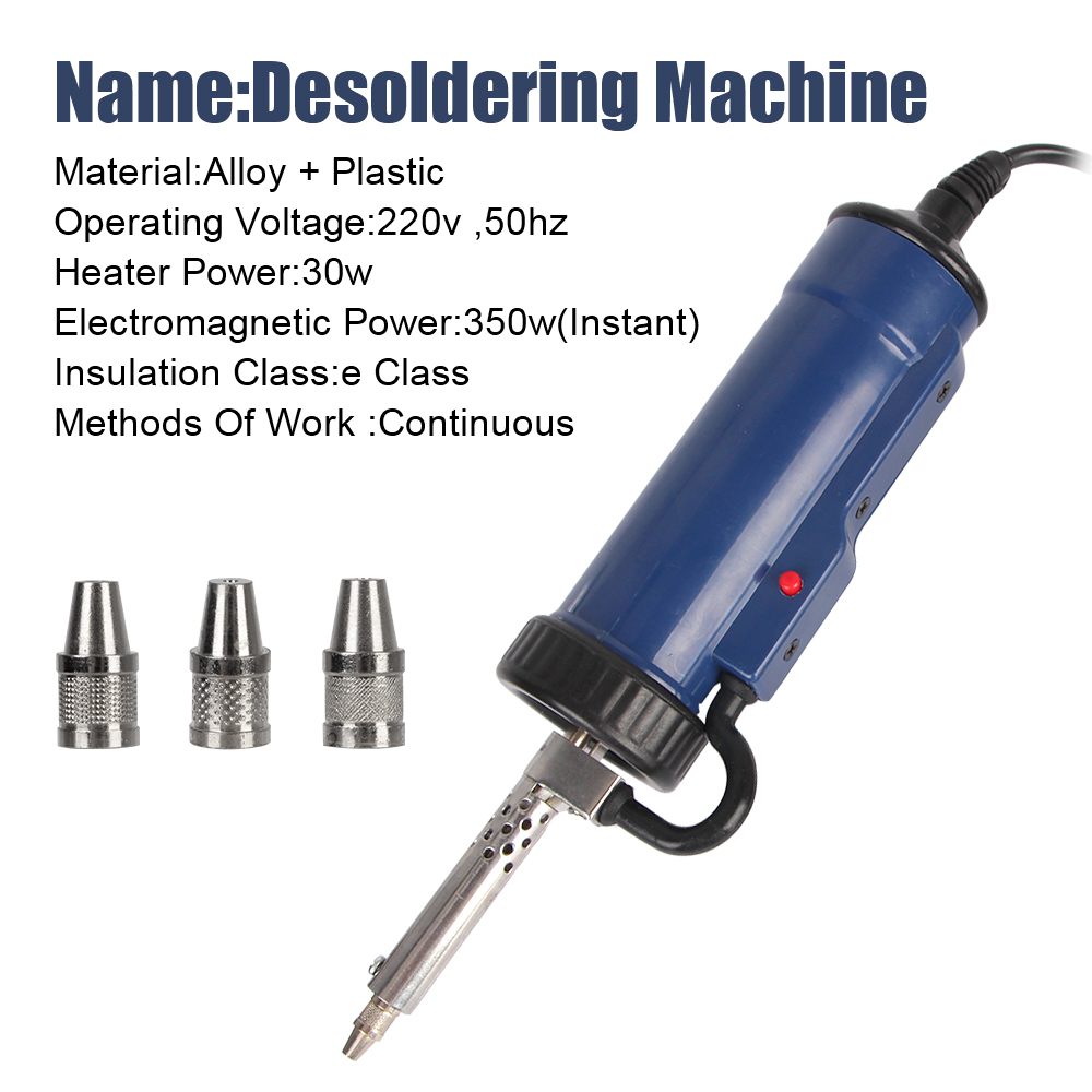 新しいはんだ吸い取り機除去ポンプ真空はんだ錫吸盤ポータブル電 - Desoldering Pump Electric Vacuum Station のレビューと価格